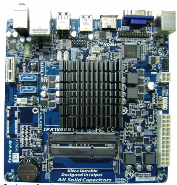 Placa-Mãe PCWare INTEL IPX1800G1 + J1800