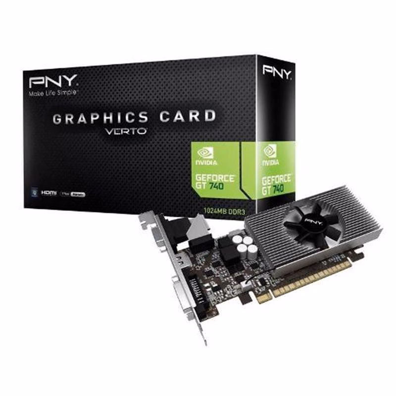 PLACA DE VIDEO PNY GT740 1GB DDR3 128B LP VCGGT7401D3LXPB