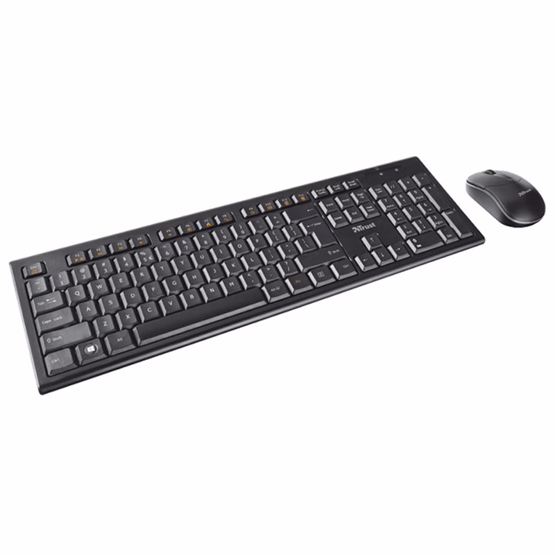 KIT TECLADO E MOUSE TRUST WIRELESS