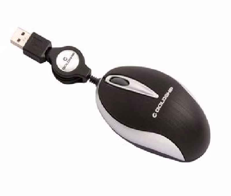 Mini Mouse 1206 Otico Retratil preto - LEADERSHIP