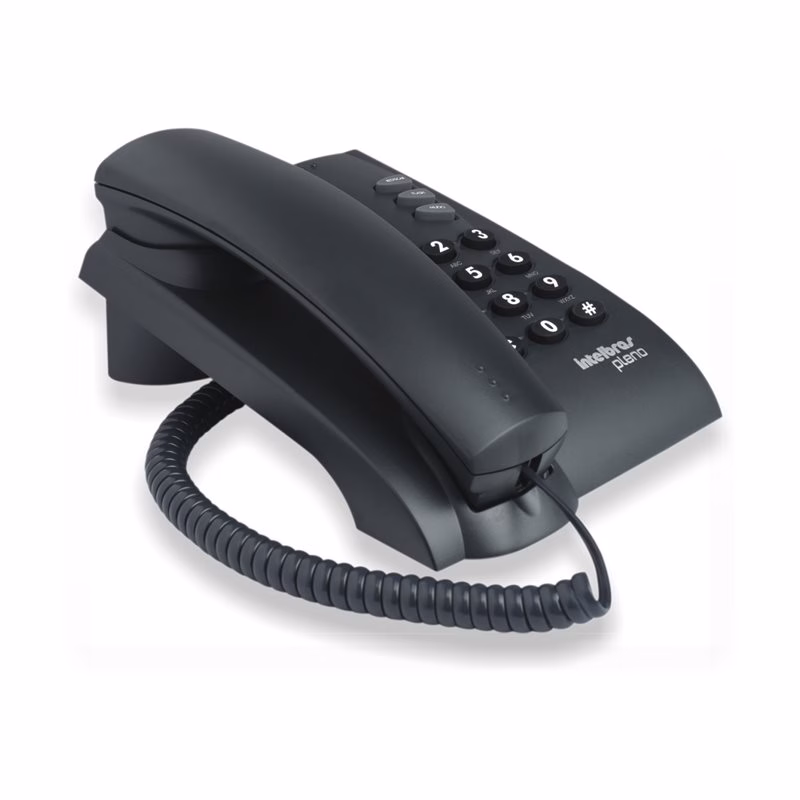 TELEFONE INTELBRAS PLENO C/ CHAVE PRETO