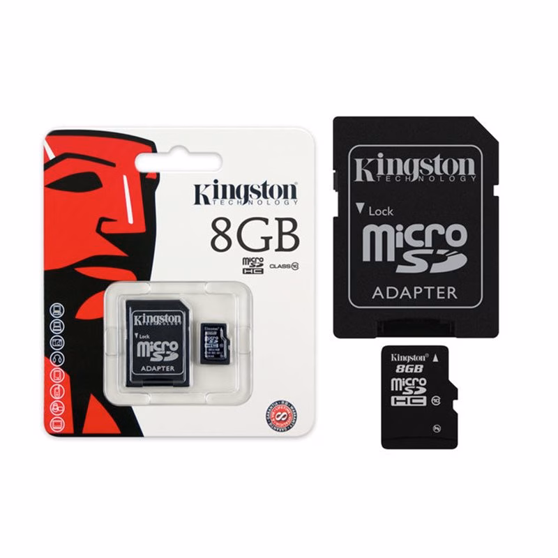 CARTAO DE MEMORIA KINGSTON 8GB MICROSD CLASSE 10 SDC10G2/8