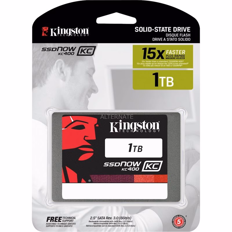 SSD KINGSTON 1TB KC400 SATA III SKC400S37/1T