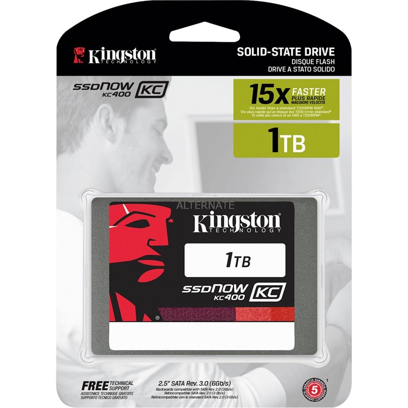SSD KINGSTON 1TB KC400 SATA III SKC400S37/1T Premium Informática