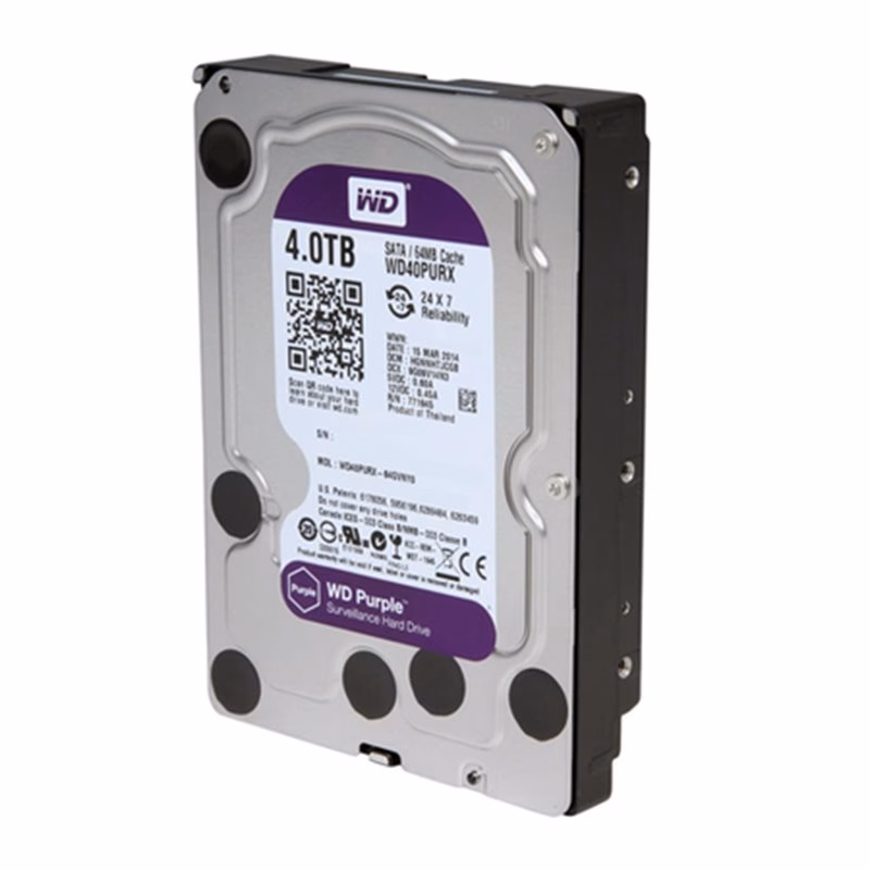 HD WD SATA 3.5´ 4TB 64MB Cache WD40PURX Purple