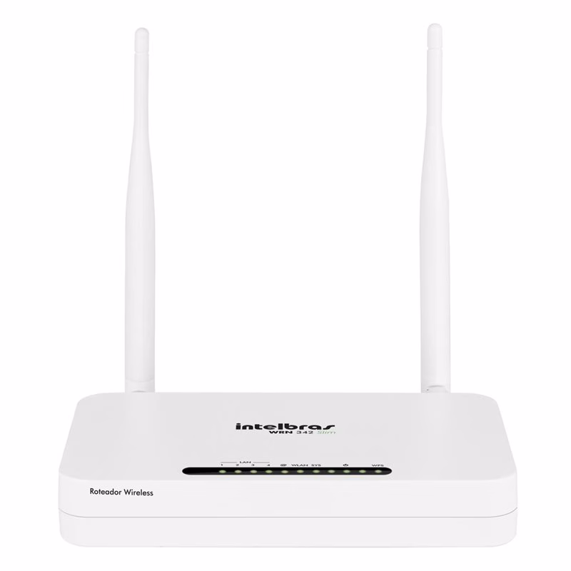 Roteador Wireless-N 300Mbps 4 Portas WRN342 - Intelbras