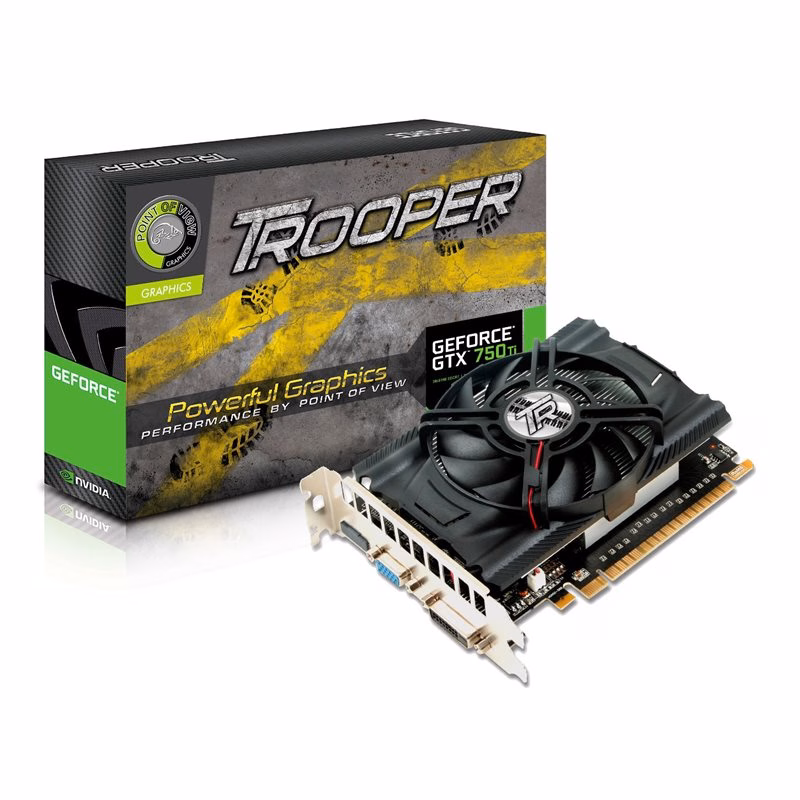 PLACA DE VIDEO POINT OF VIEW GTX750TI 2GB DDR5 VGA-750I-A1-2
