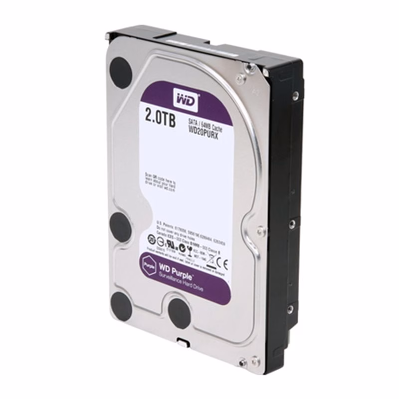 HD WD SATA 3.5´ 2TB 64MB Cache WD20PURX Purple
