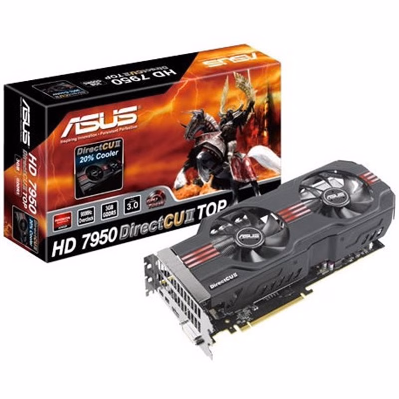 PLACA DE VIDEO AMD RADEON HD7950 3GB DDR5 384 BITS - ASUS