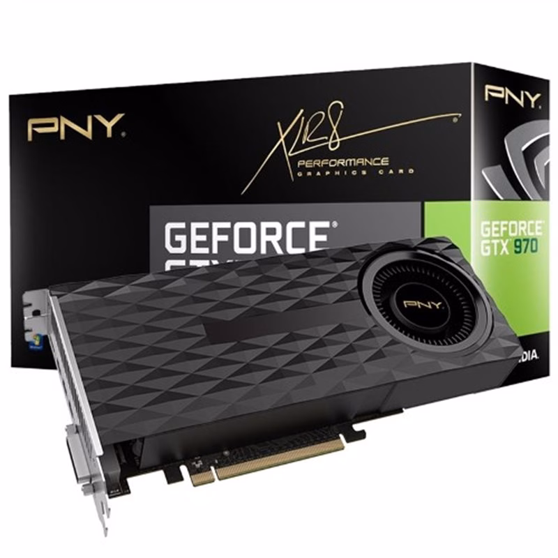 PLACA DE VIDEO PNY GTX970 GEFORCE 4GB DDR5 VCGGTX9704R2XPB