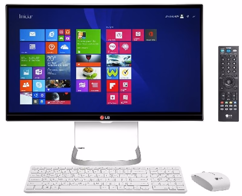 Desktop All in One LG 27" 27V750-G.BK71P1, CI7-5500, Memória 8Gb, HD 1Tb, Windows 8.1