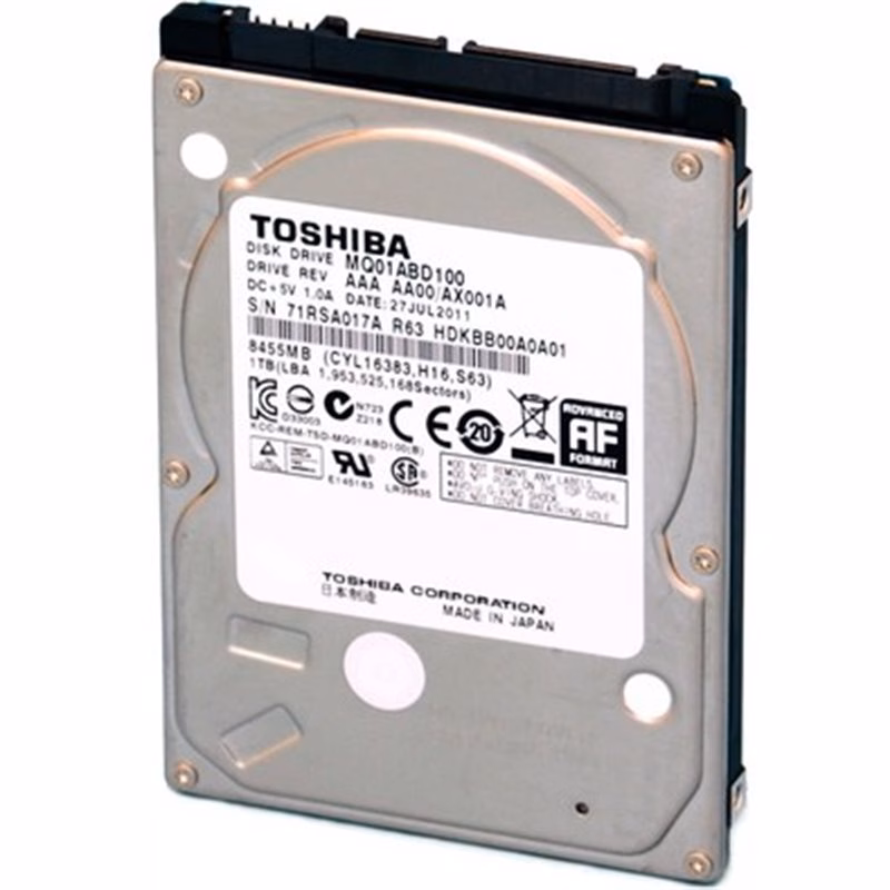 HD TOSHIBA NOTEBOOK 1TB SATA 5400 2,5" - MQ01ABD100