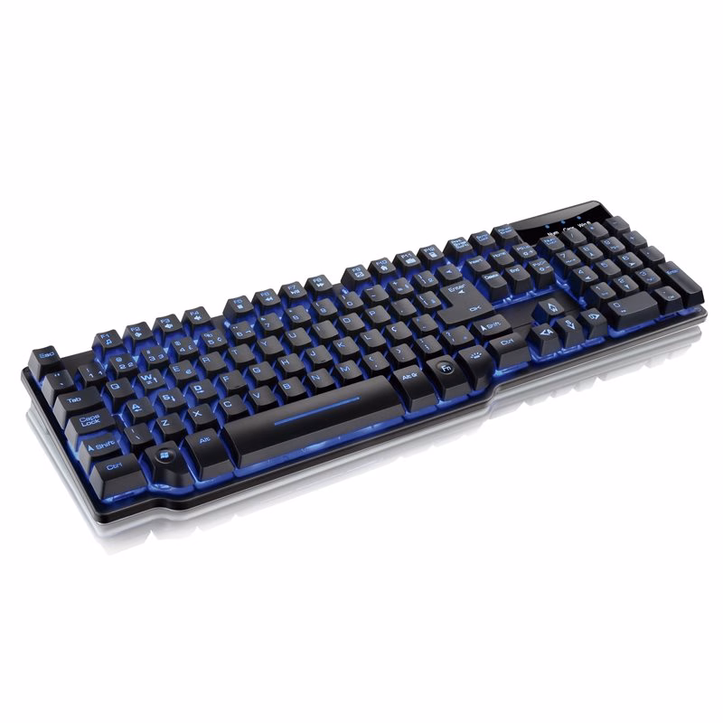 TECLADO GAMER MULTILASER TC196 SEMI MECANICO 3 CORES USB