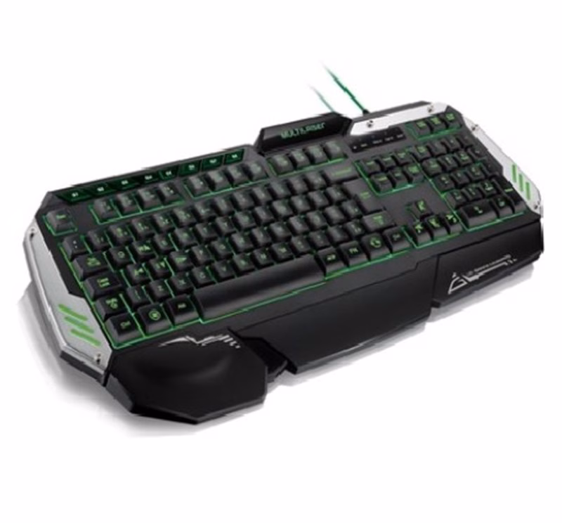 Teclado TC189 Profissional Gamer Metal War USB - Multilaser
