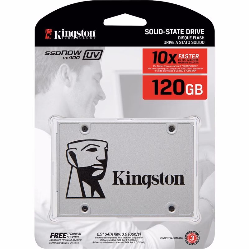 SSD KINGSTON 120GB UV400 SATA III SUV400S37/120G