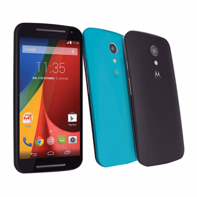 Smartphone Motorola XT1069 Moto G Colors DTV novo dual Chip 5"/3G/8MP/16GB android 4.4 Preto