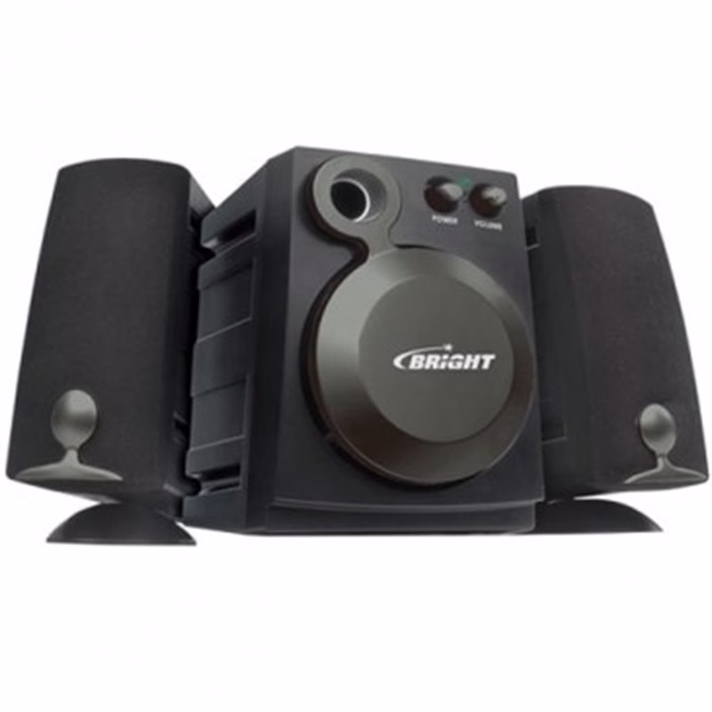 Caixa de Som Bright 0165 C/Subwoofer USB - Preto