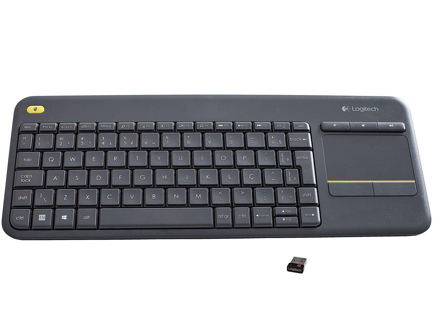 Clavier Logitec K400 Plus TV – Reconditionné – AZERTY Espagnol – Boîtier