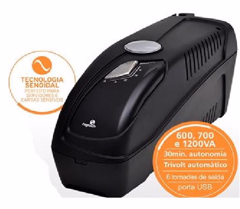 Nobreak 1200VA Ragtech Easy Pro Senoidal Trivolt/S.115V - 4162