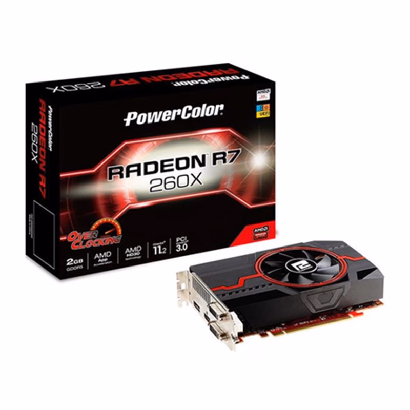 Placa de Video Power Color Radeon AXR7 260X 2GBD5-DHV4E/OC