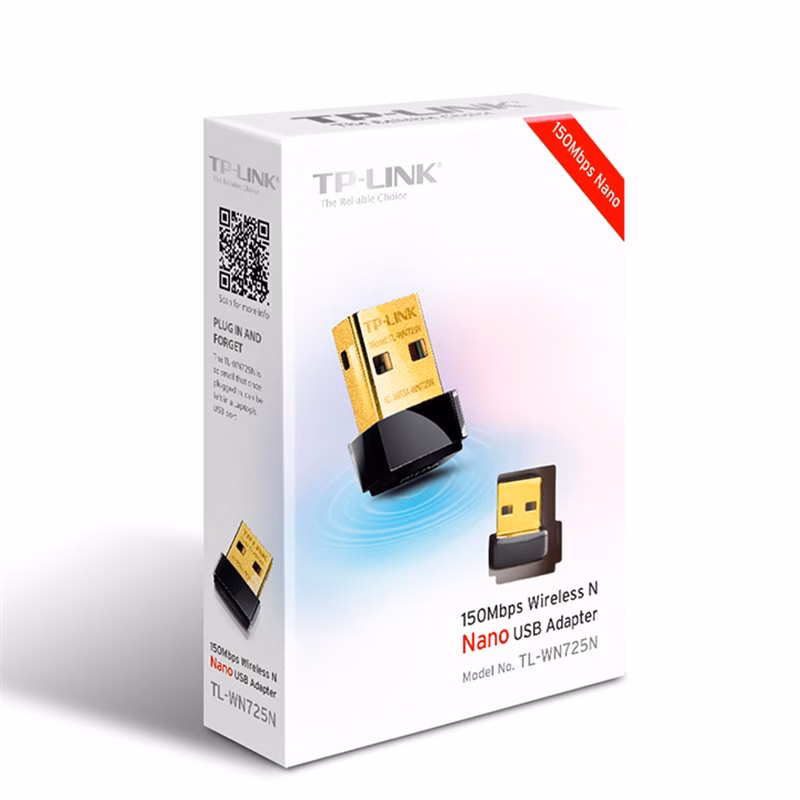 Nano Adaptador USB Wireless N de 150Mbps TL-WN725N - TP-LINK