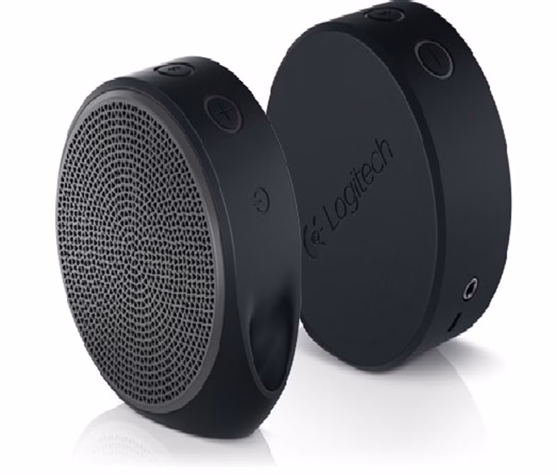 Caixa de Som Logitech X100 preto bluetooth
