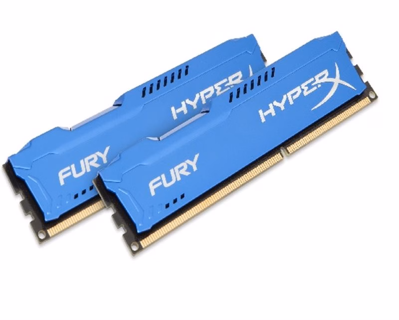 MEMORIA KINGSTON 8GB DDR3 1866MHZ (2X4GB) HYPERX FURY BLUE - HX318C10FK2/8