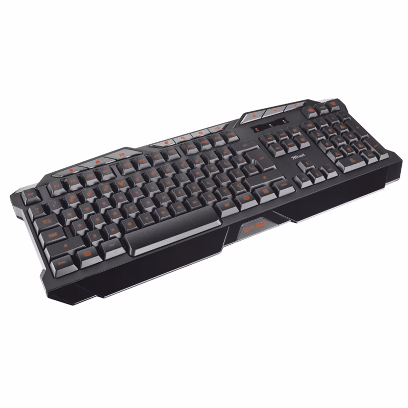 TECLADO TRUST GAMER COM ILUMINACAO GXT 280 LEDUSB