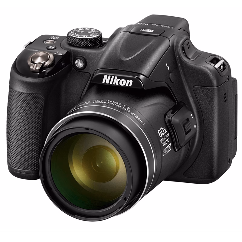Câmera Digital Nikon P600 2.7" 16.1MP 60X FULL HD Preta