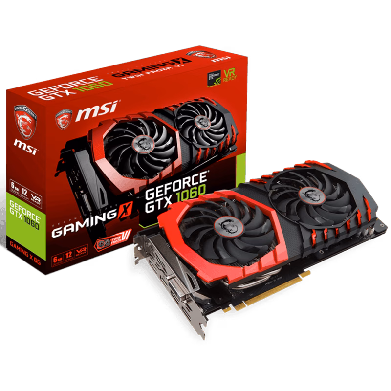 PLACA DE VIDEO MSI GEFORCE GTX1060 GAMING X 3GB DDR5 192BITS