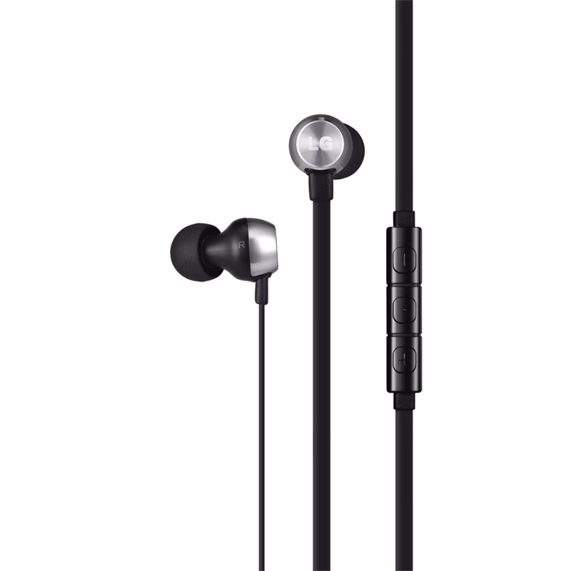 FONE DE OUVIDO LG COM FIO ESTEREO PRETO QUADBEAT2 HSSF530BKI