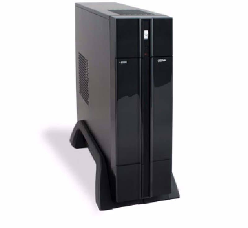 Gabinete KMEX CI9F89 1 baia mini ITX Slim fonte 180w preto
