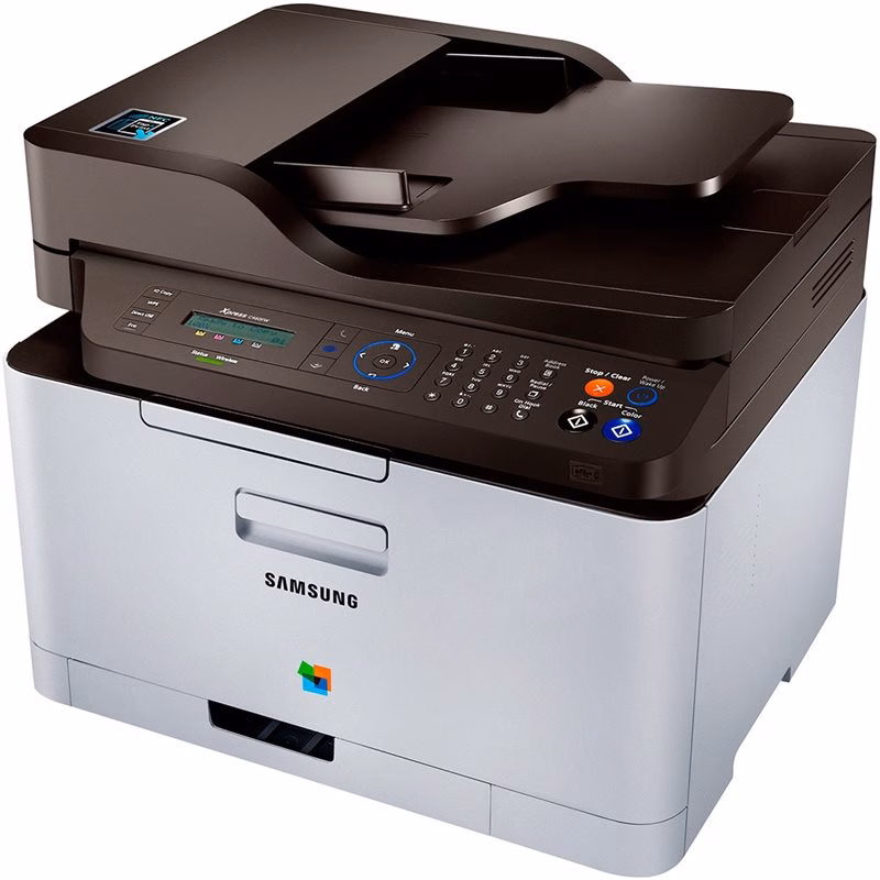 Impressora Samsung Laser Color SL-C460FW/XAB Fax Wi-Fi NFC USB 110V