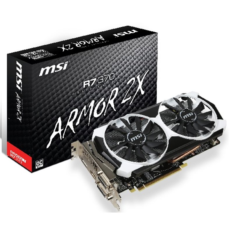 Msi Radeon R7 Placa de Video MSI Radeon R7 370 2GB DDR5 2GD5T OC - Premium Computadores