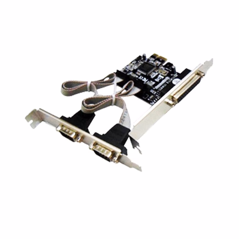 Placa Multiserial Flexport PCI Express com 2 portas Seriais + 1 Paralela