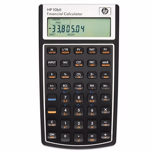 Calculadora HP 10BII Financeira 12 Dígitos 100 Funções