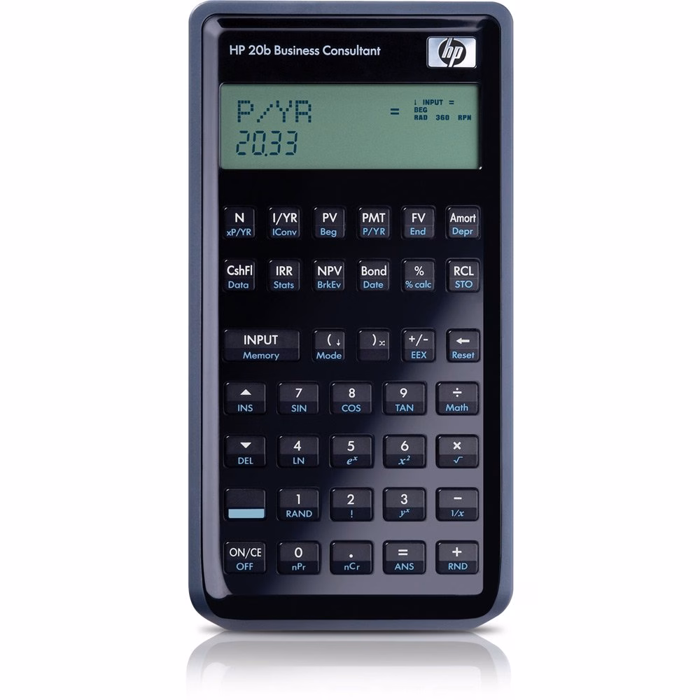 Calculadora Financeira 2 Linhas de Dígitos 250 Funções 20B - HP