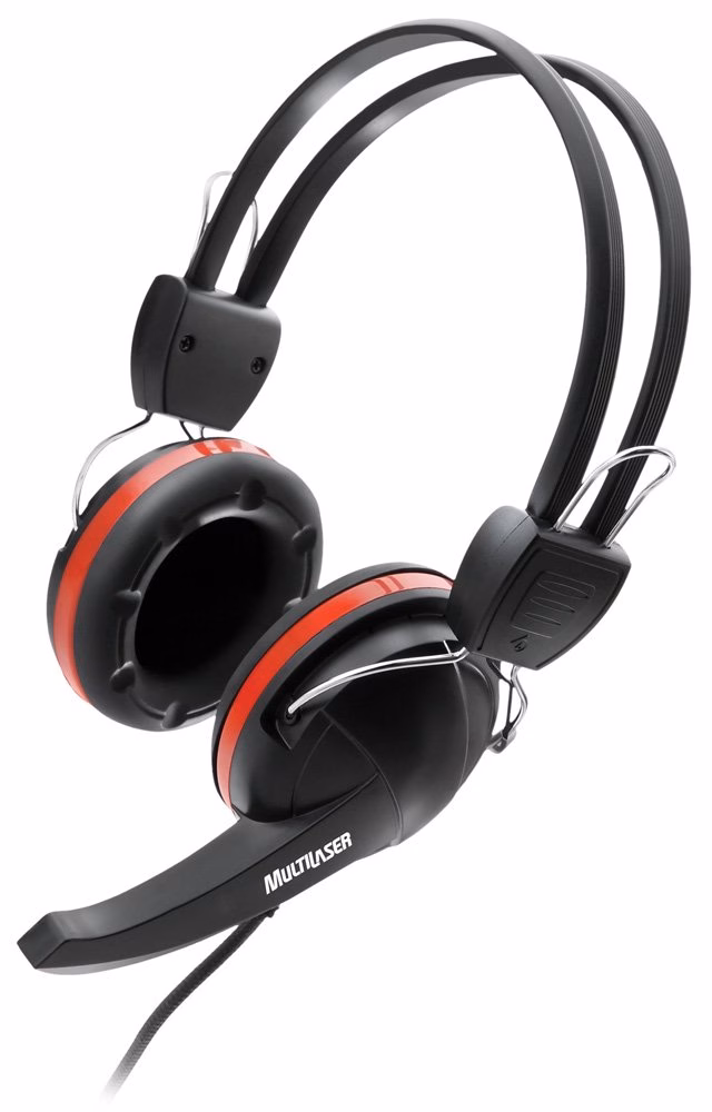 Headset com Microfone Conexão P2 Crab PH042 - Multilaser