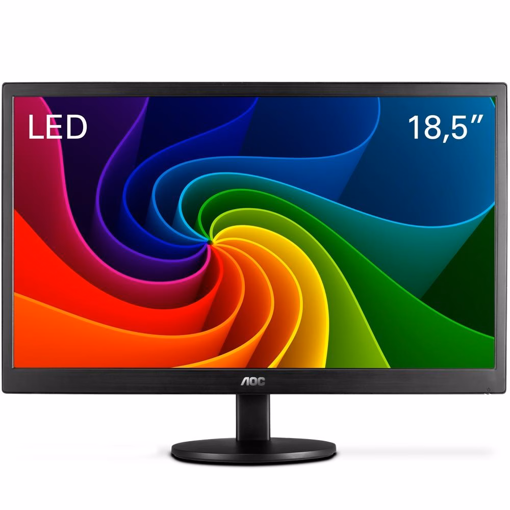 Monitor AOC LED 18.5" Widescreen, VGA - E970SWNL