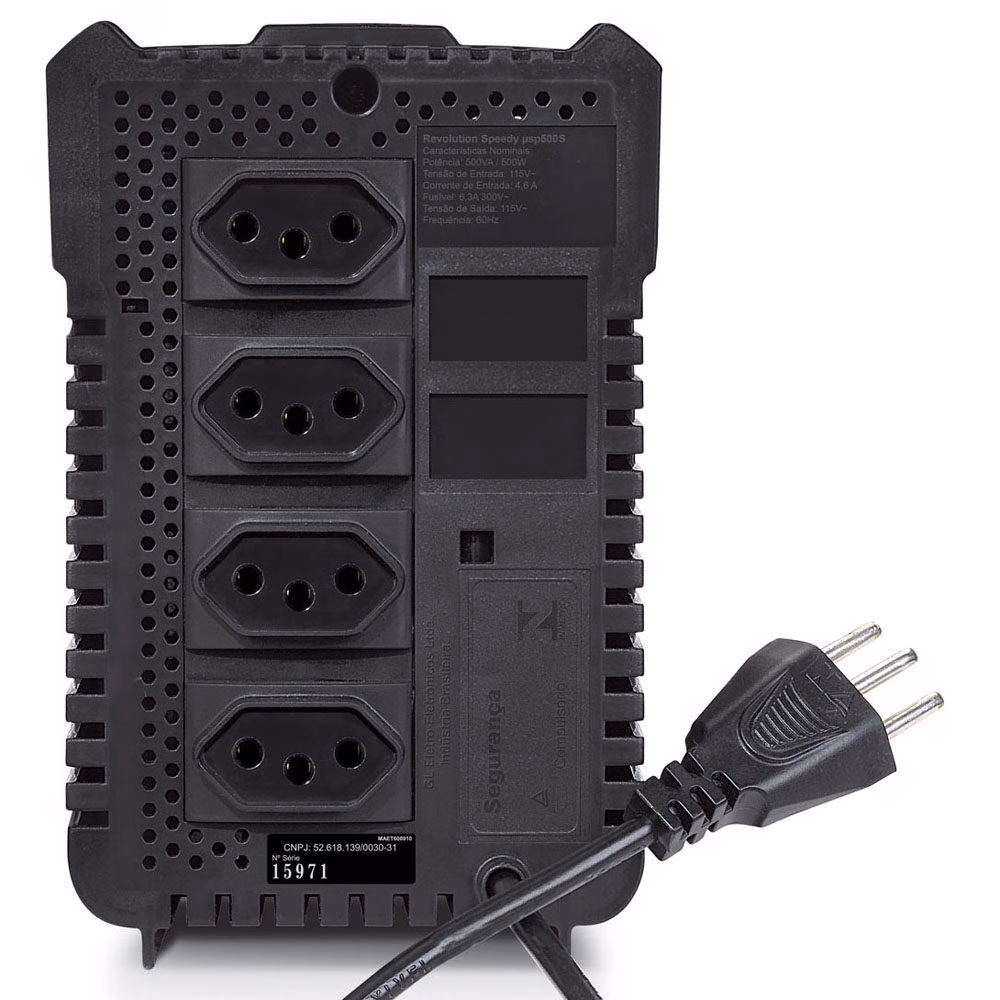 Estabilizador SMS 15971 500VA Mono 115V Revolution Speedy - Imagem 2