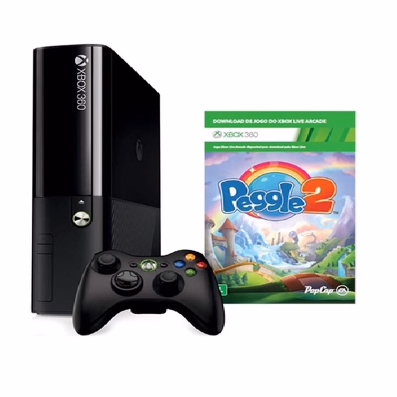Console Microsoft XBOX 360, 4GB, sem Kinect e Jogo L9V-00044