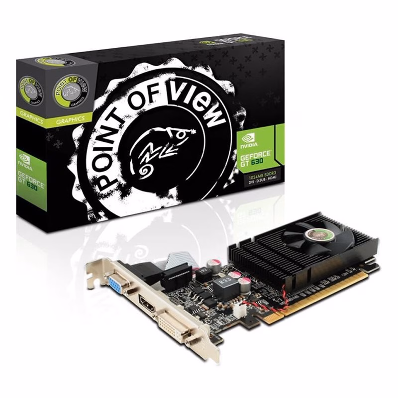 Placa de Vídeo Point Of View Geforce GT630 1GB DDR3 128 Bits