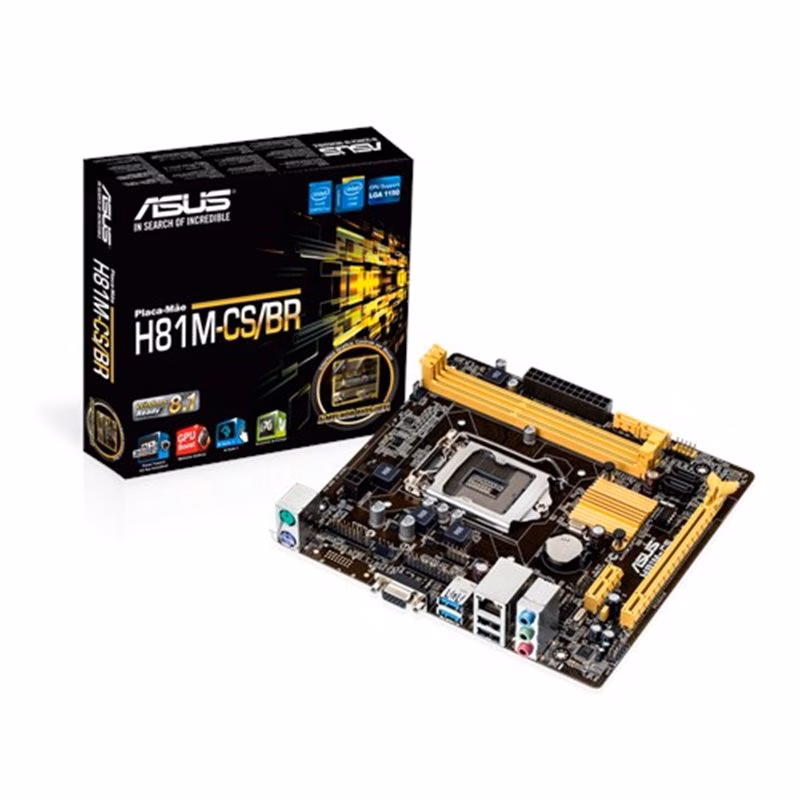MOTHER BOARD ASUS 1150 ATX H81M-CS/BR BOX