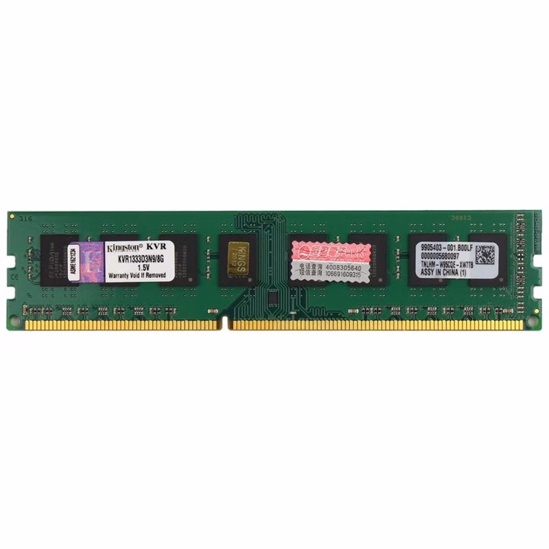 Memoria Kingston 8GB DDR3 1333Mhz PC10666 KVR1333D3N9/8G