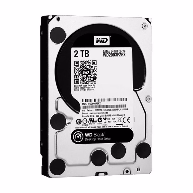 DISCO RIGIDO WD 2TB WD2003FZEX BLACK 6GB/S 7200RPM