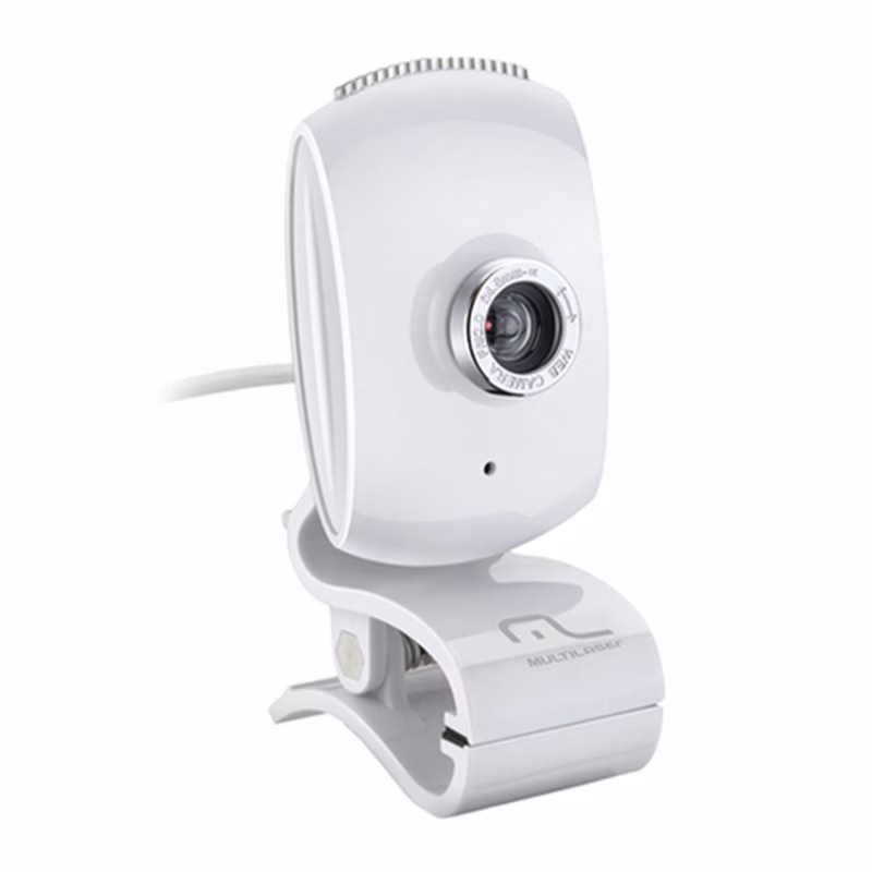 WebCam Multilaser WC047 Plug Play Branco