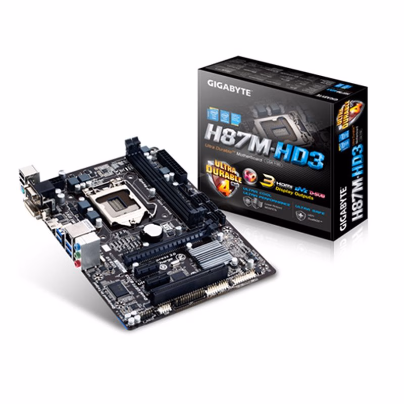 Placa mãe Gigabyte para Intel GA-H87M-HD3 LGA1150