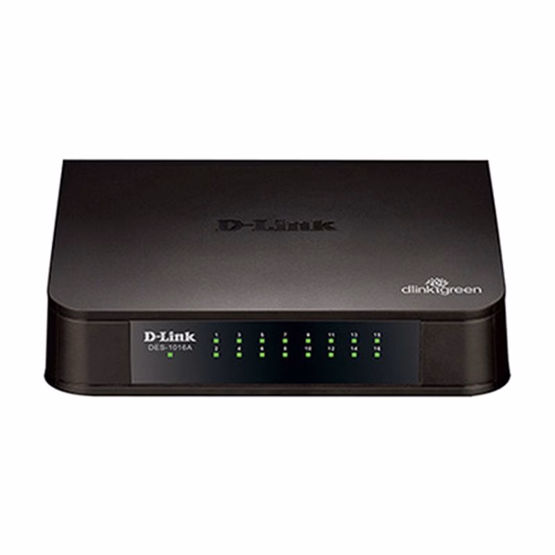 Switch D-Link 16 Portas 10/100Mbps Fast Ethernet - DES-1016A