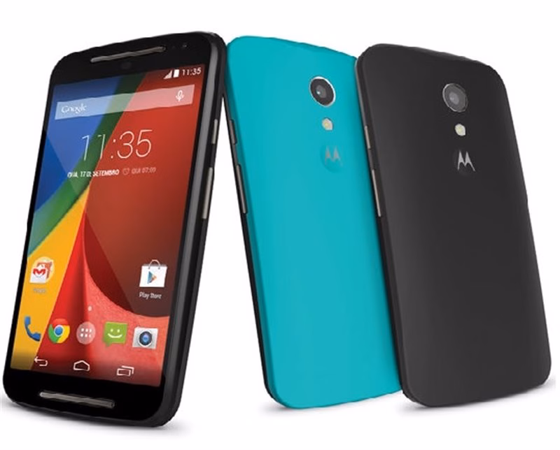 Smartphone Motorola MOTO G2 XT1068 DUAL CHIP TELA DE 5" 3G CAMERA DE 8MP 8GB DE MEMORIA