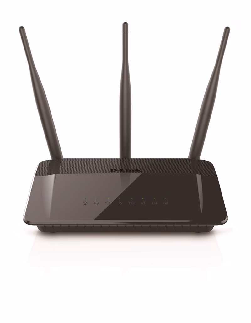 ROTEADOR D-LINK DIR-809 AC 750MBPS DUAL BAND COM 3 ANTENAS